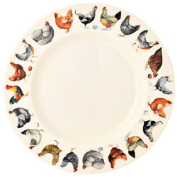 Emma Bridgewater Hen & Toast Dinner Plate, Multi, Dia.27cm